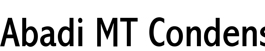 Abadi MT Condensed cкачати шрифт безкоштовно